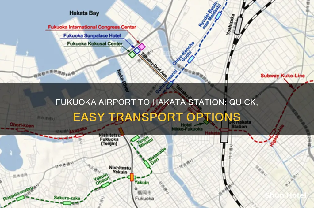 how do i get from fukuoka airport to hakata station