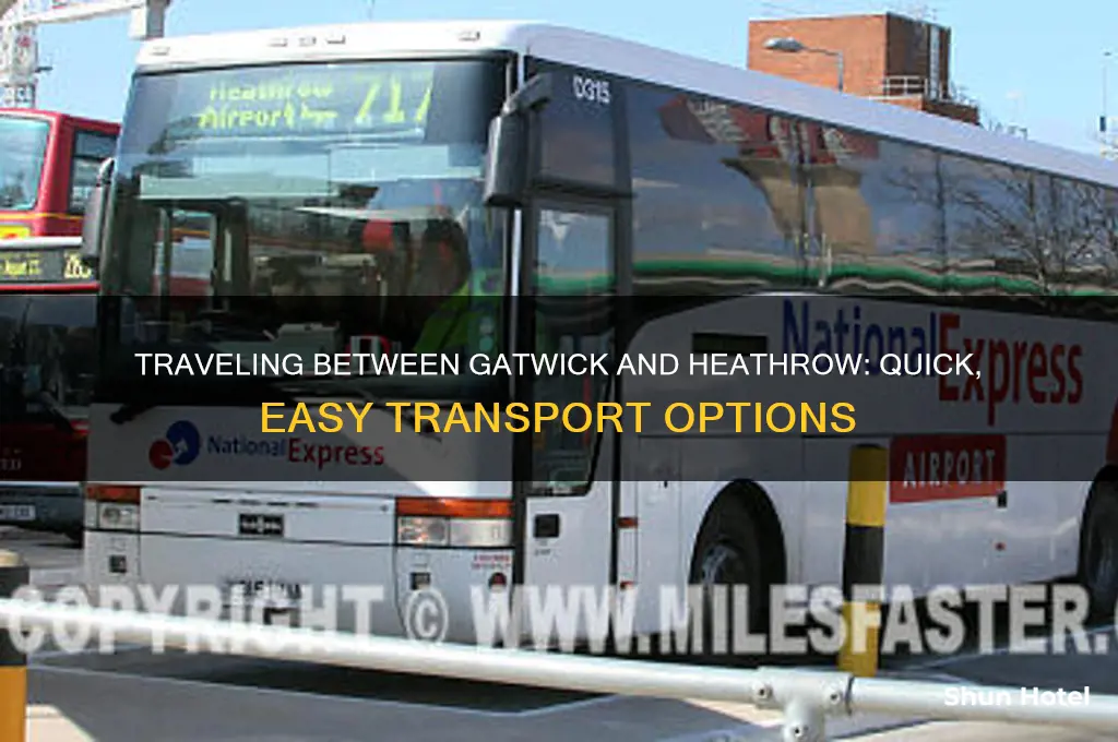 how do i get from gatwick airport to heathrow airport
