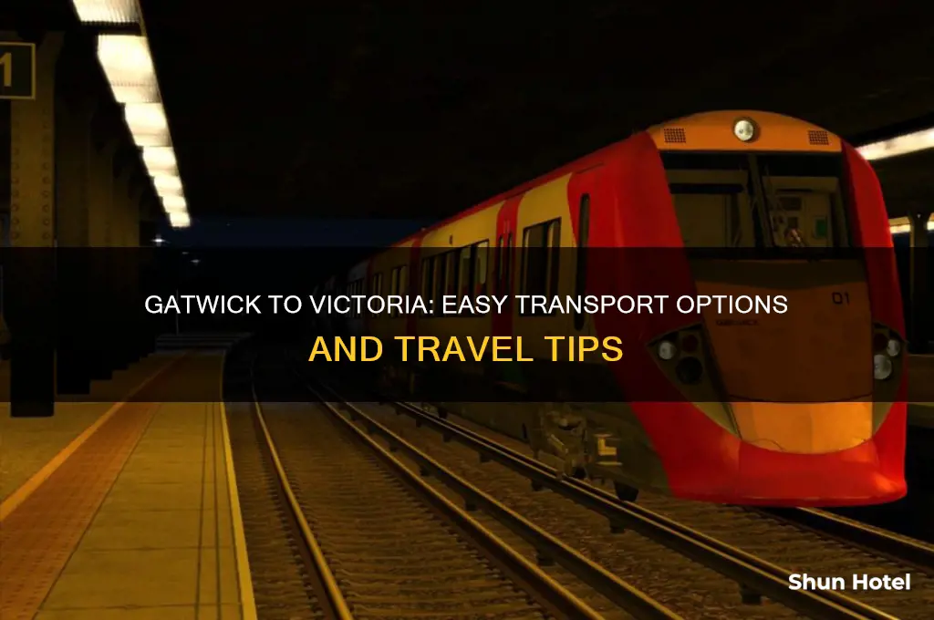 how do i get from gatwick airport to victoria station