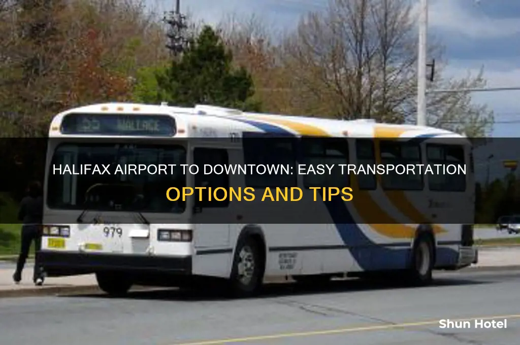how do i get from halifax airport to downtown