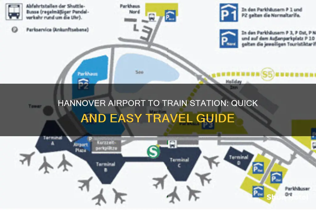 how do i get from hannover airport to train station
