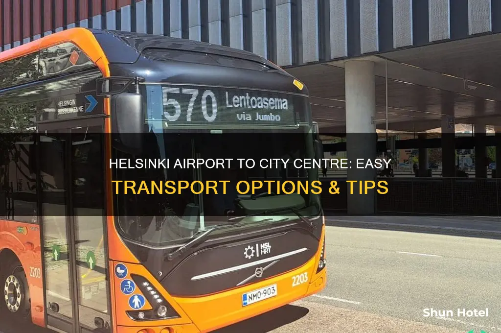how do i get from helsinki airport to city centre