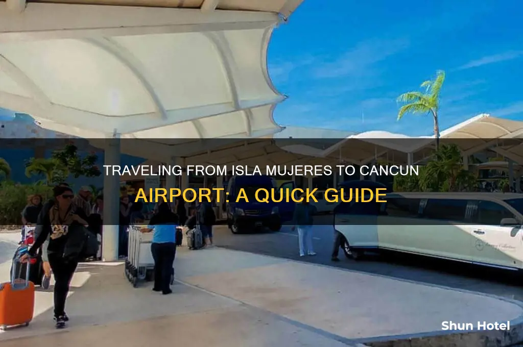 how do i get from isla mujeres to airport