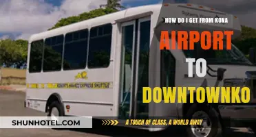 Kona Airport to Downtown: Easy Transportation Options & Travel Tips