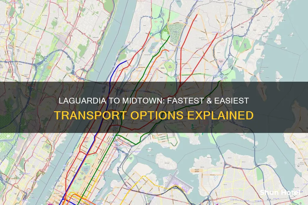 how do i get from laguardia airport to midtown manhattan