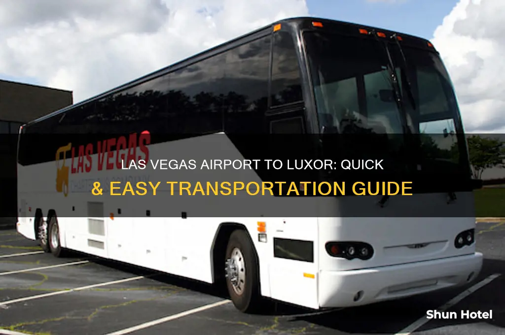 how do i get from las vegas airport to luxor