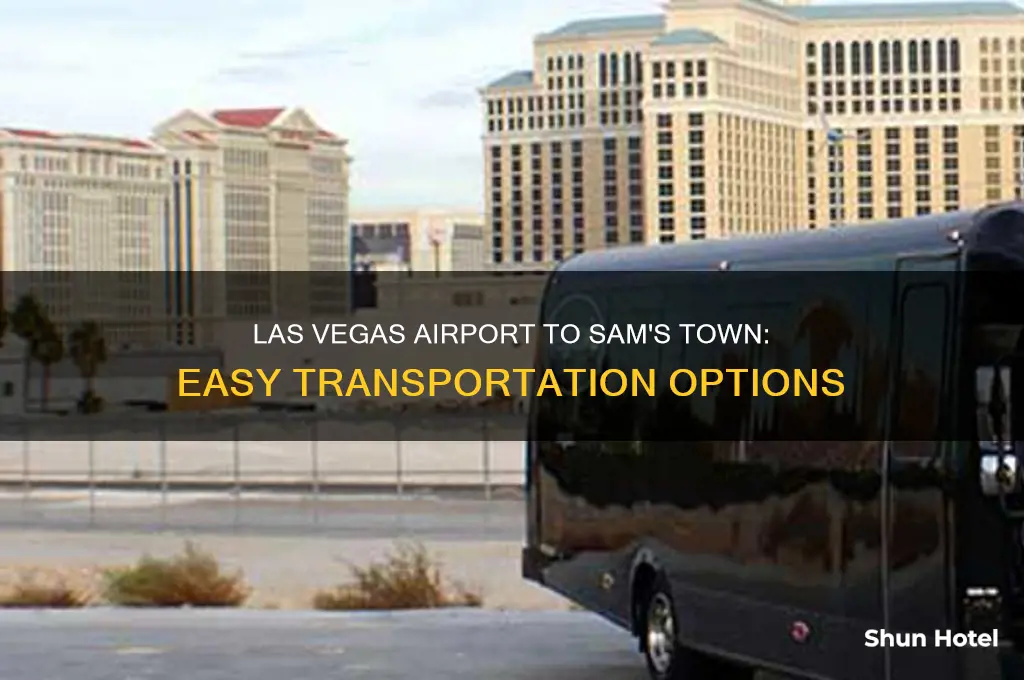 how do i get from lasvegas airport to sams town