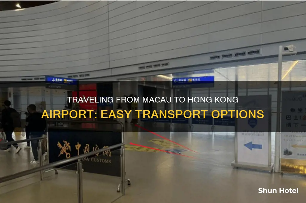 how do i get from macau to hong kong airport