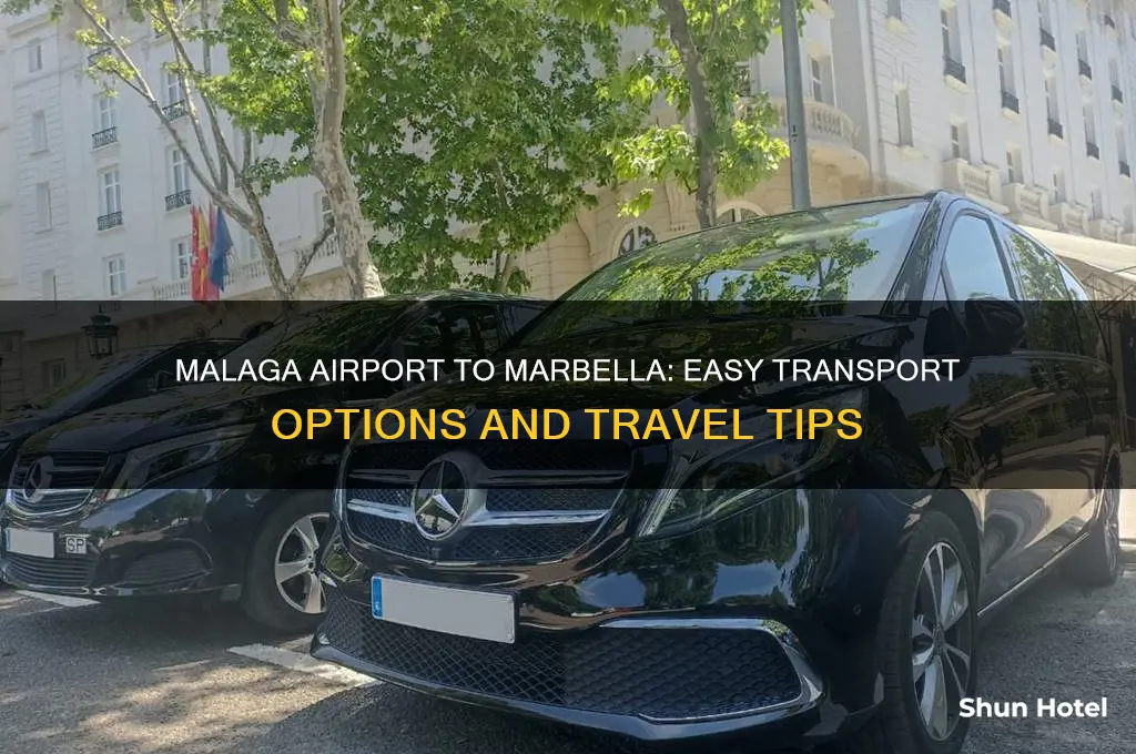 how do i get from malaga airport to marbella