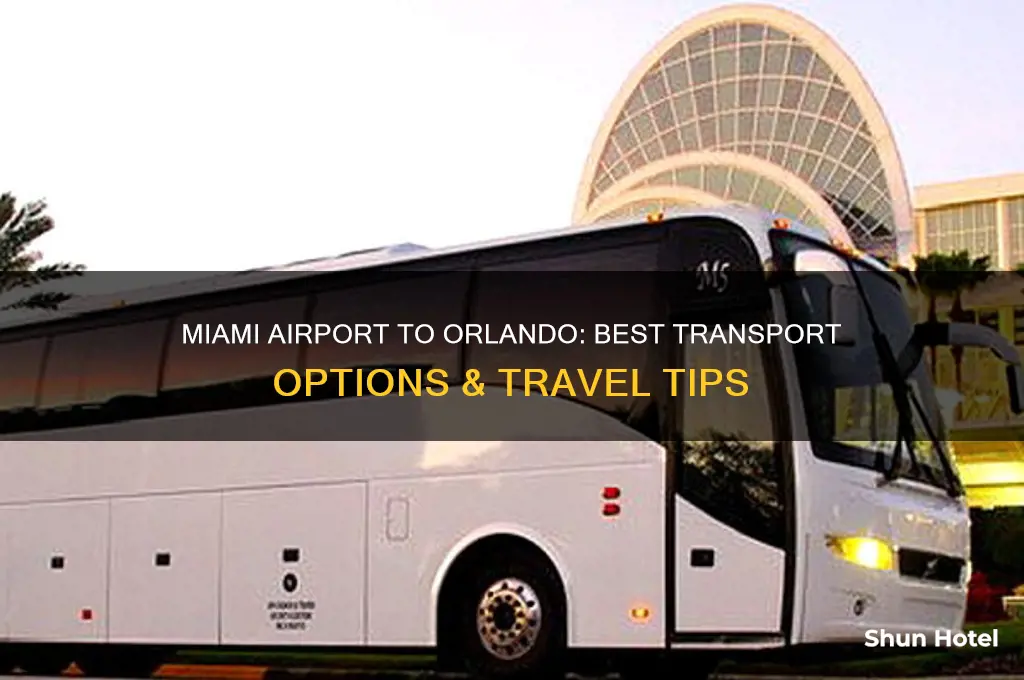 how do i get from miami airport to orlando