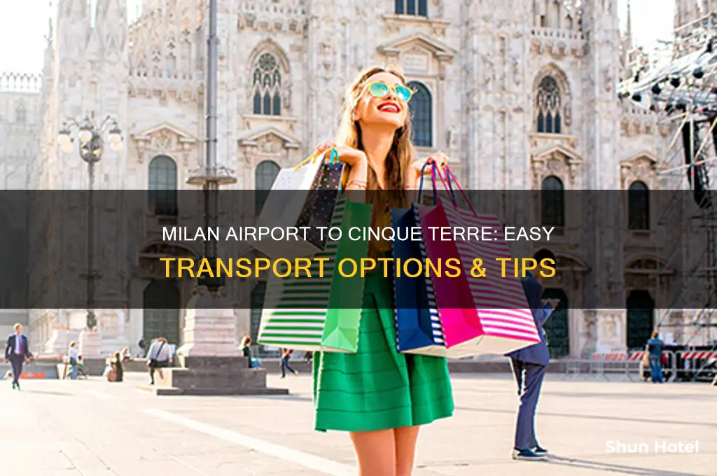 how do i get from milan airport to cinque terre