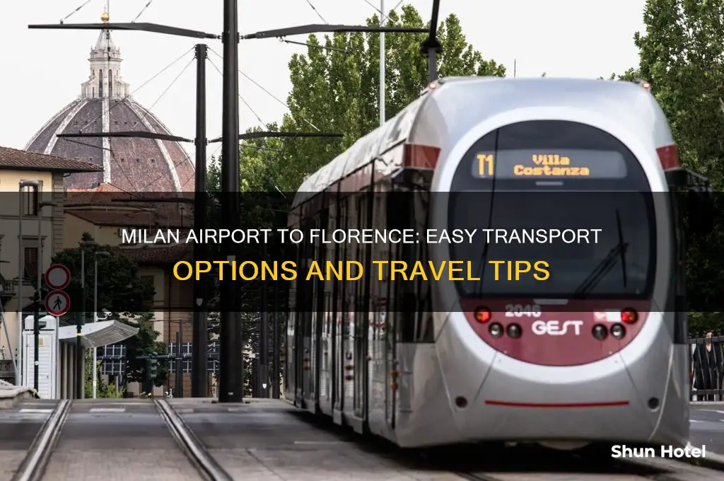 how do i get from milan airport to florence