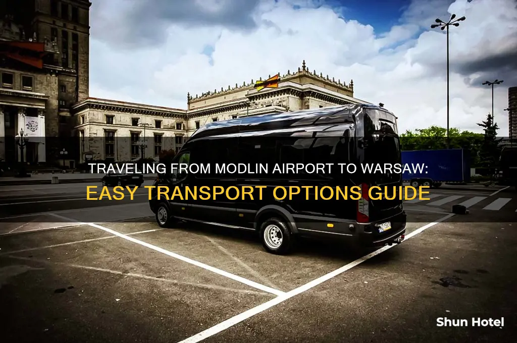 how do i get from modlin airport to warsaw