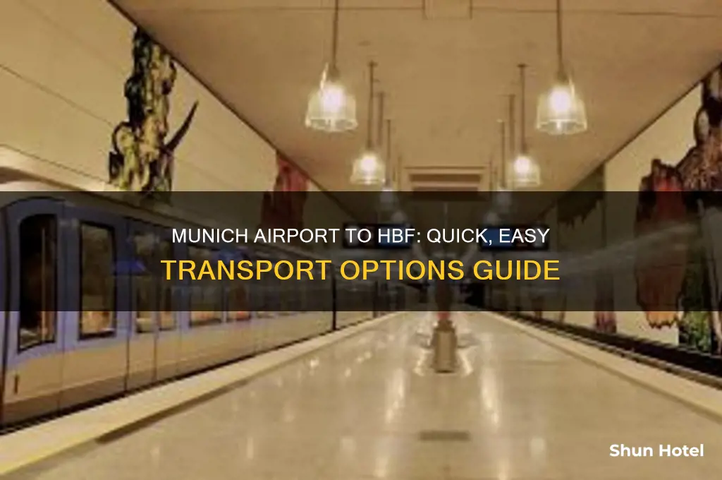how do i get from munich airport to hbf