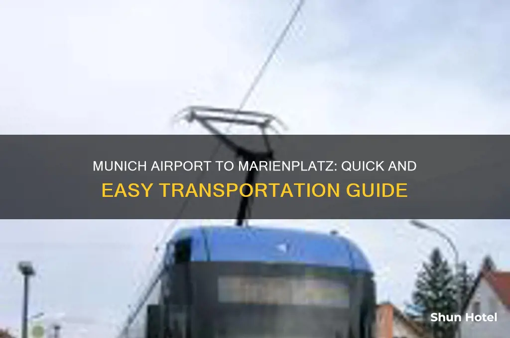 how do i get from munich airport to marienplatz