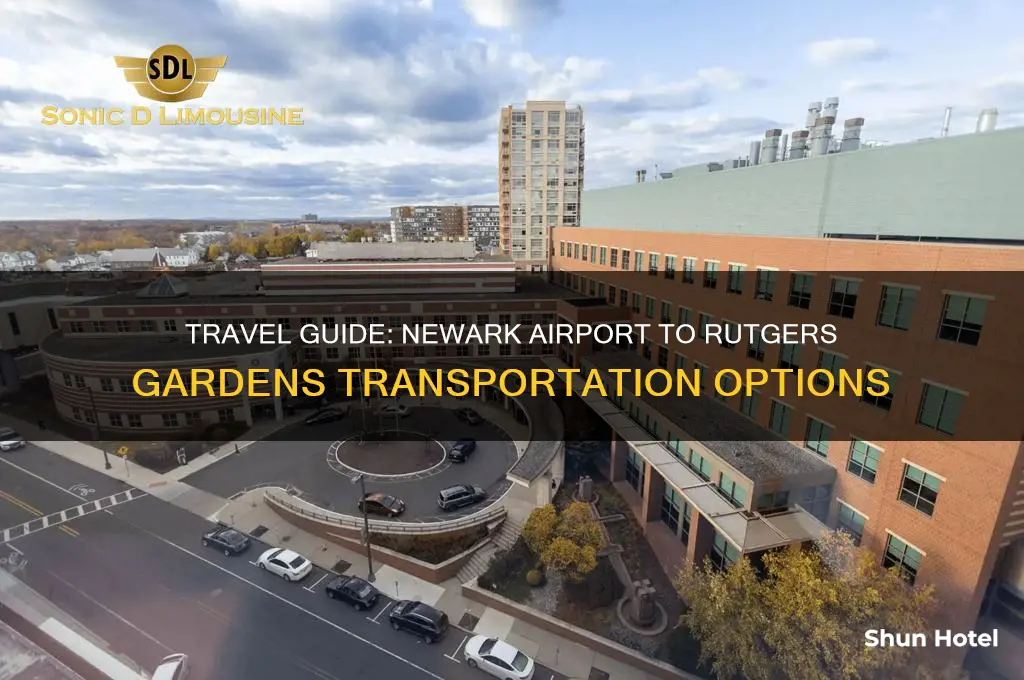 how do i get from newark airport to rutgers gardens
