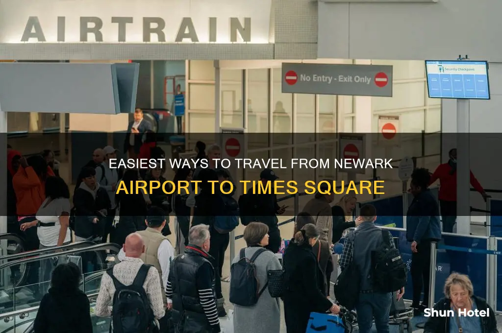 how do i get from newark airport to times square