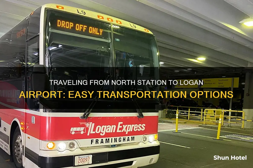 how do i get from north station to logan airport