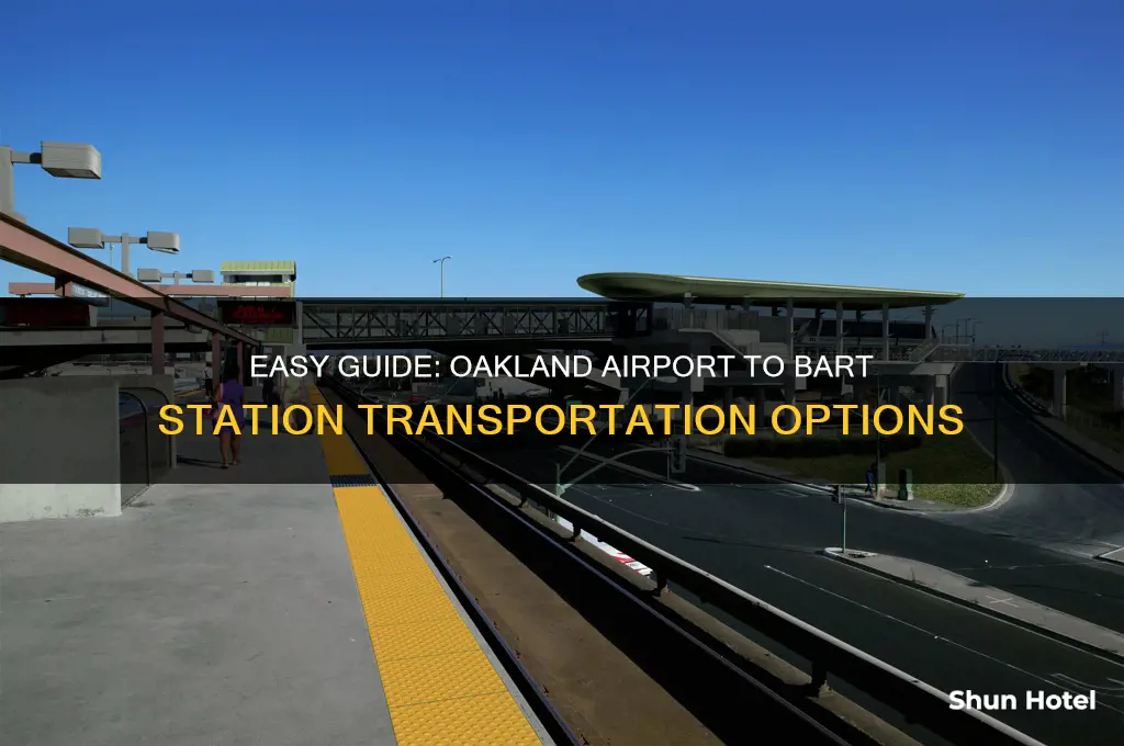 how do i get from oakland airport to bart station