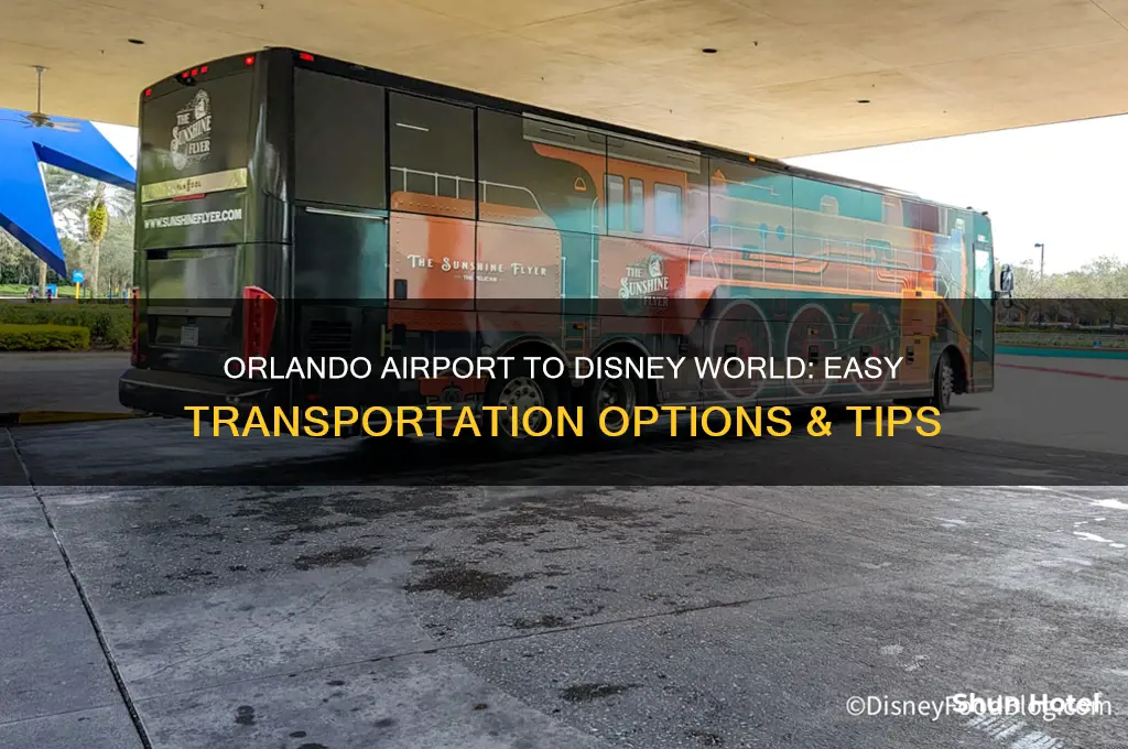 how do i get from orlando airport to disney world