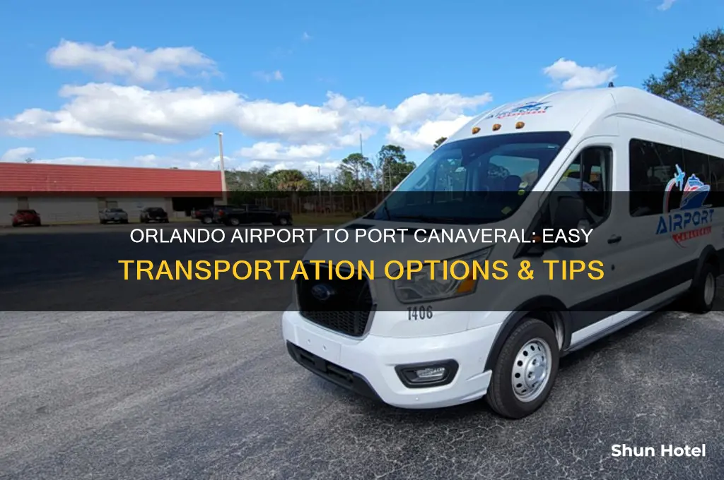 how do i get from orlando airport to port canaveral