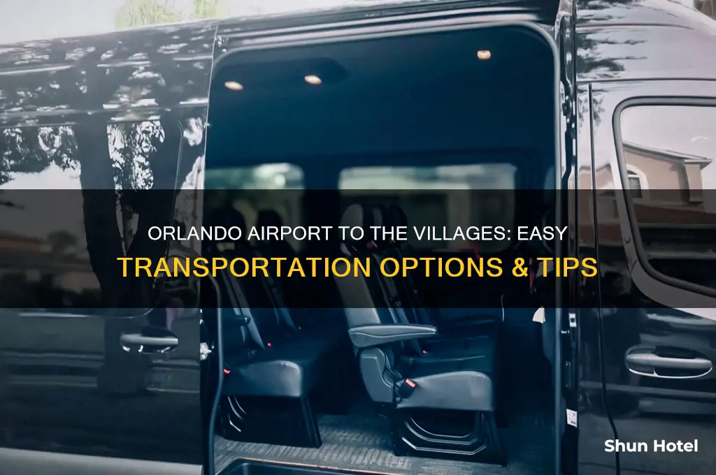 how do i get from orlando airport to the villages