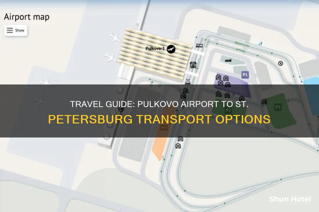 how do i get from pulkovo airport to st petersburg