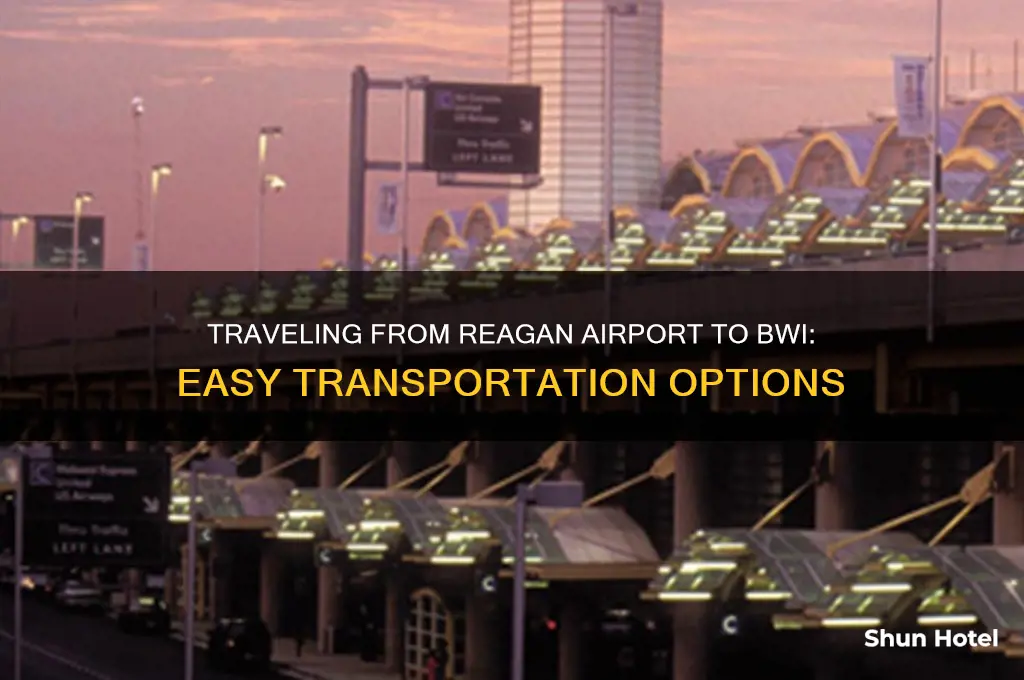 how do i get from reagan airport to bwi
