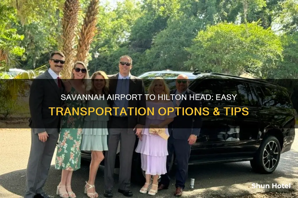 how do i get from savannah airport to hilton head