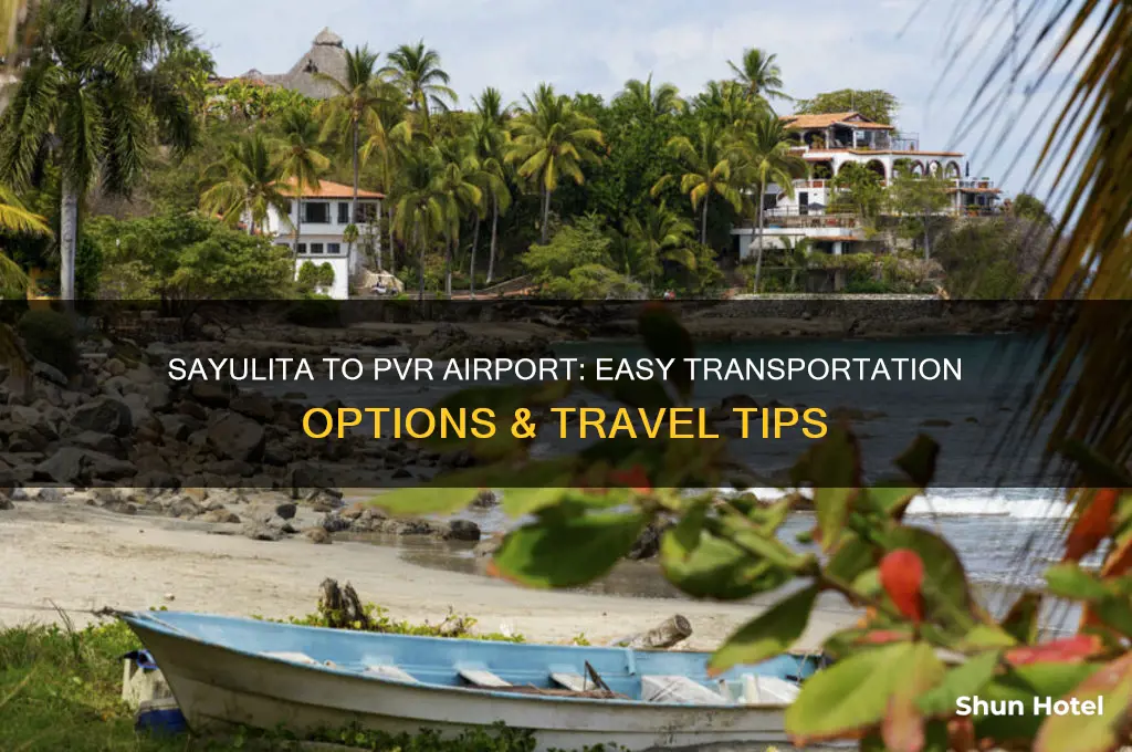how do i get from sayulitta to pvr airport