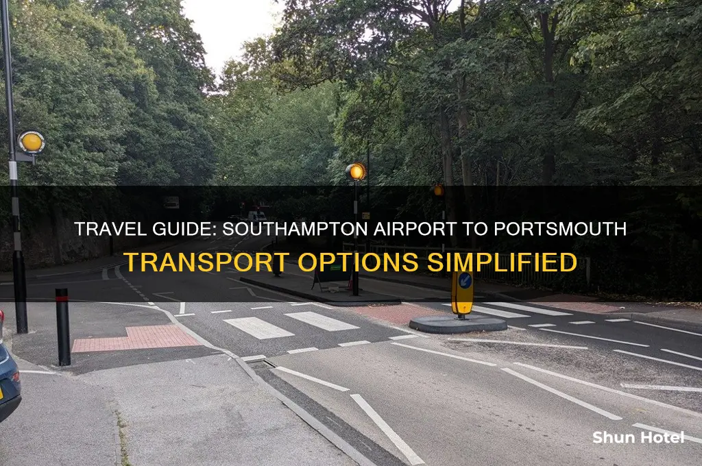 how do i get from southampton airport to portsmouth