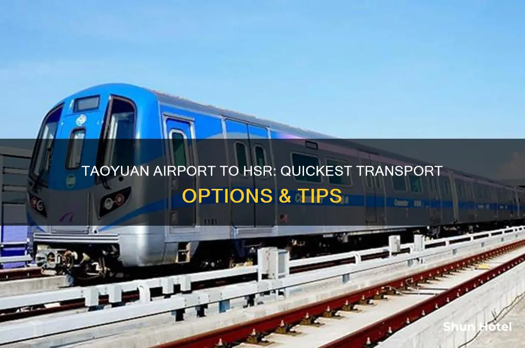 how do i get from taoyuan airport to taoyuan hsr