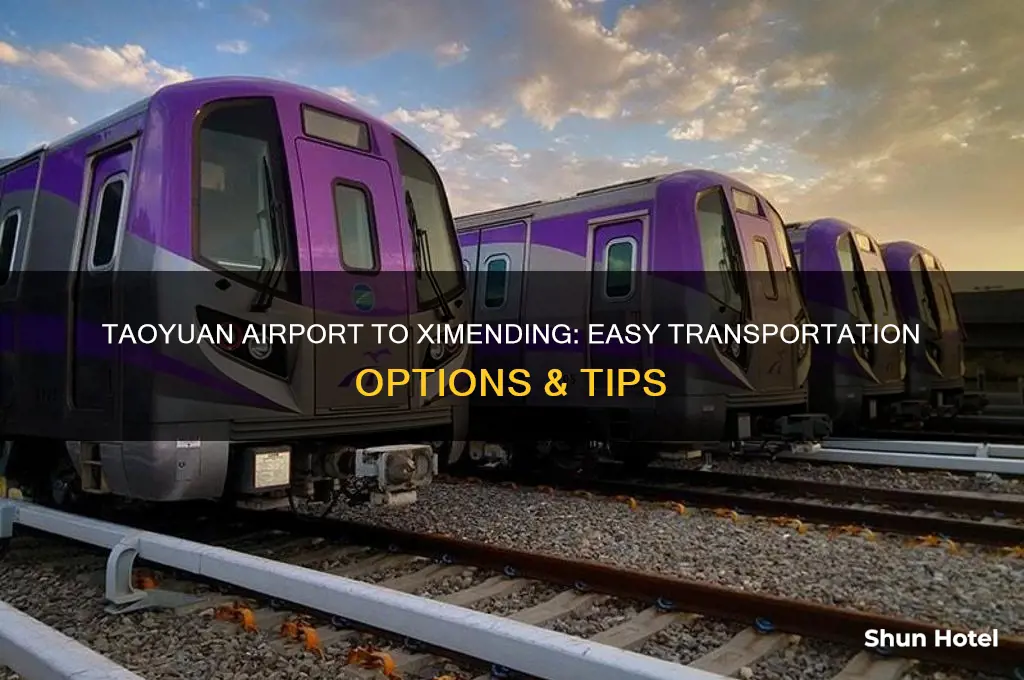 how do i get from taoyuan airport to ximending