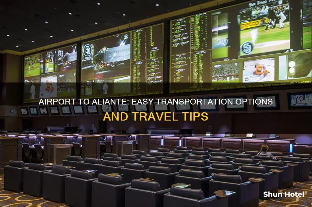 how do i get from the airport to the aliente