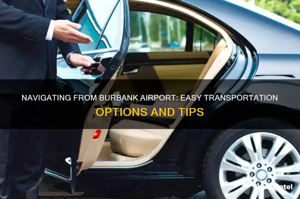 how do i get from the burbank airport