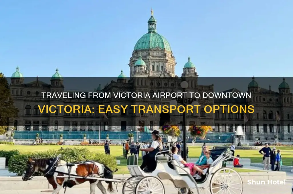 how do i get from victoria airport to downtown victoria