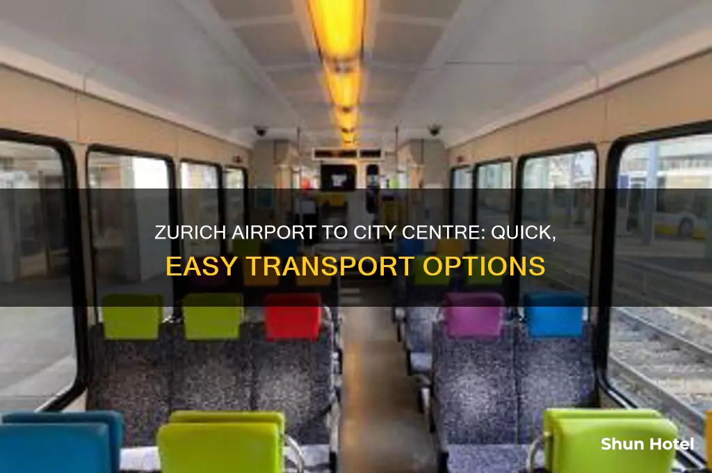 how do i get from zurich airport to city centre