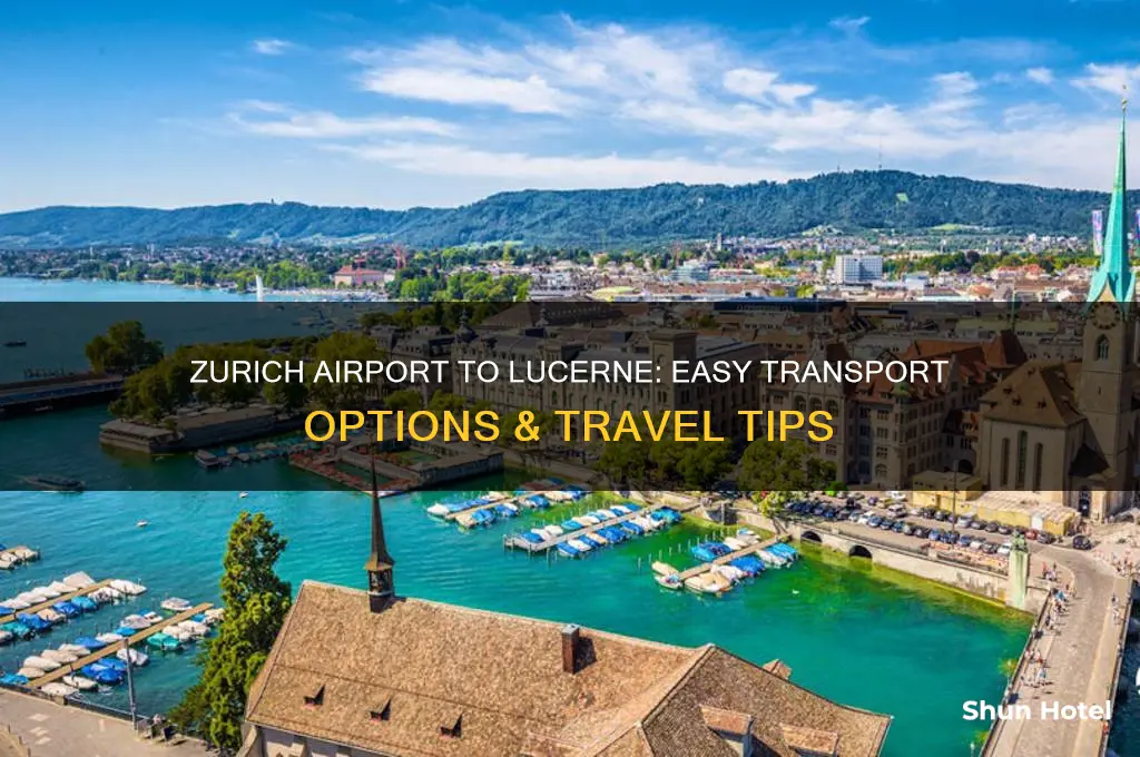 how do i get from zurich airport to lucerne