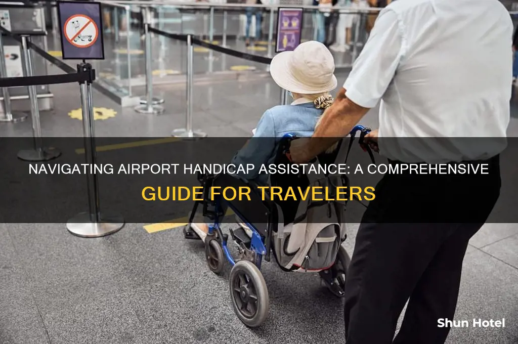 how do i get handicap assistance at the airport