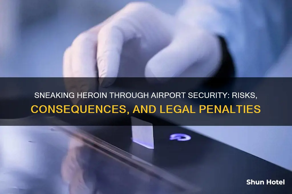 how do i get heroin threw an airport