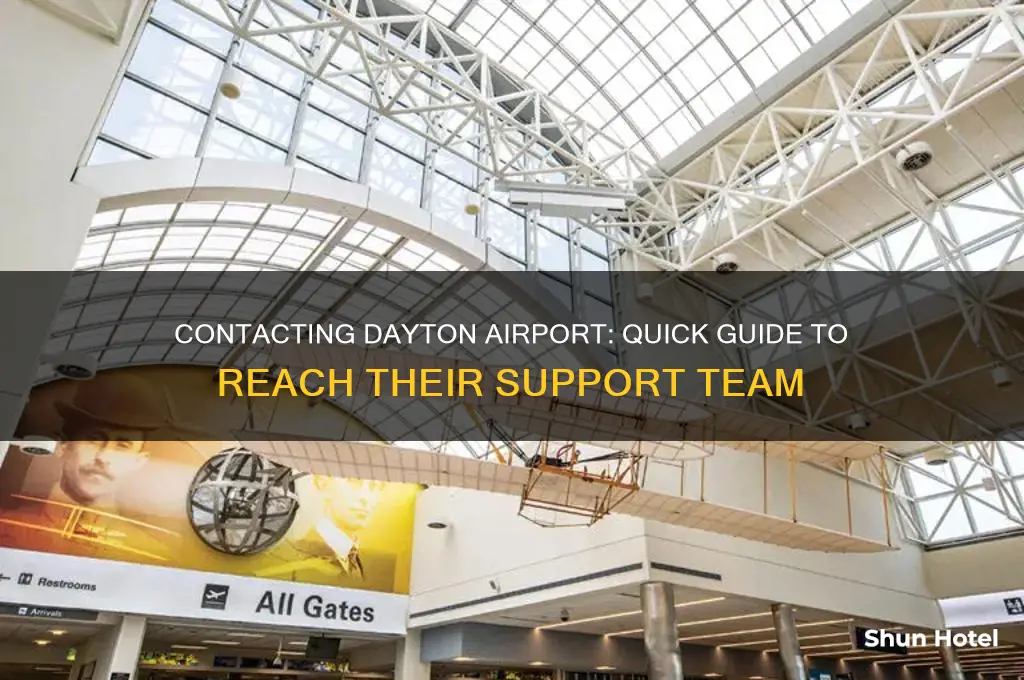 how do i get in contact with dayton airport