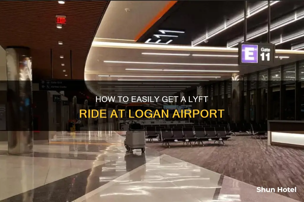 how do i get lyft at logan airport
