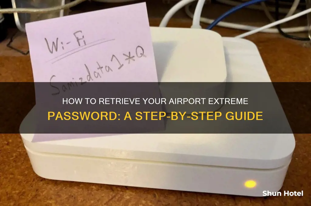 how do i get my airport extreme password