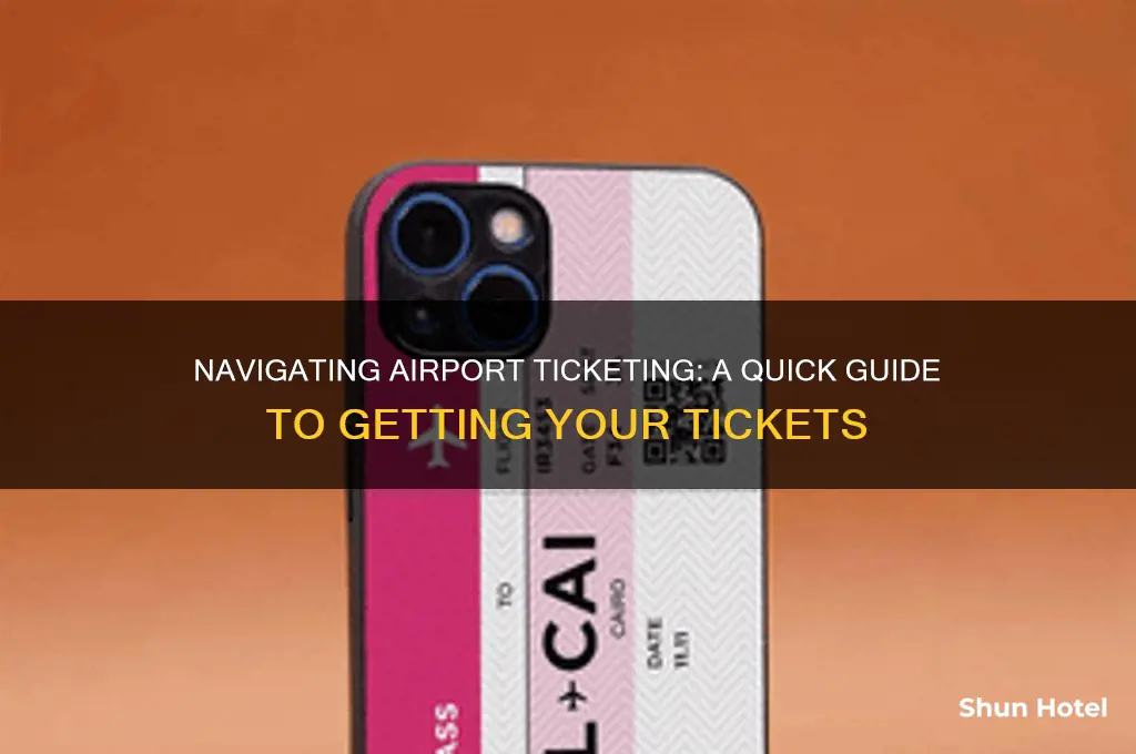 how do i get my tickers at the airport
