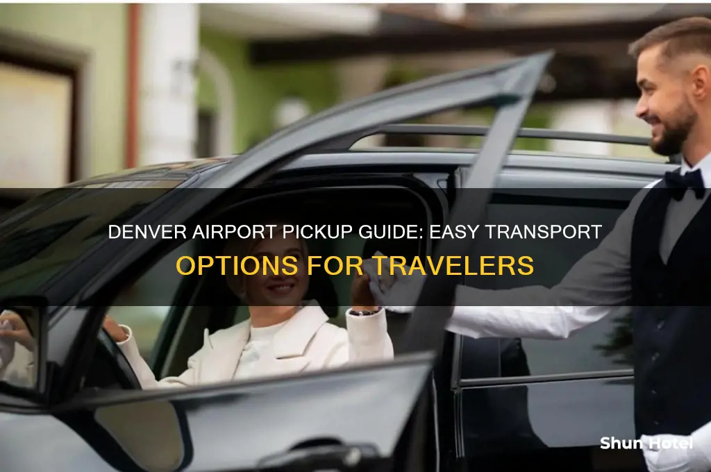 how do i get picked up at the denver airport