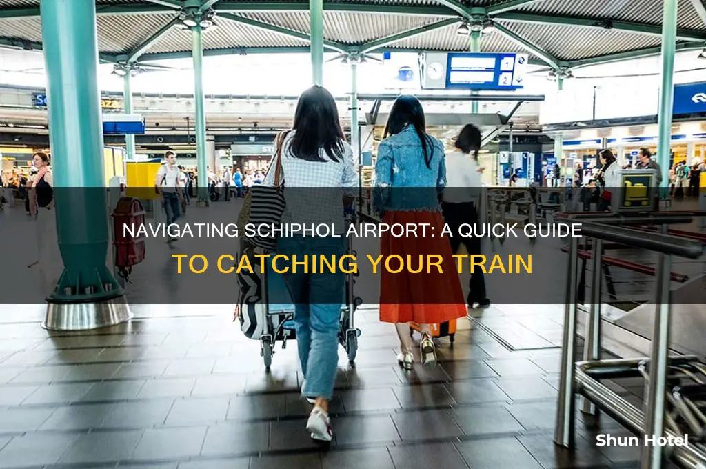 how do i get to a train at schiphol airport