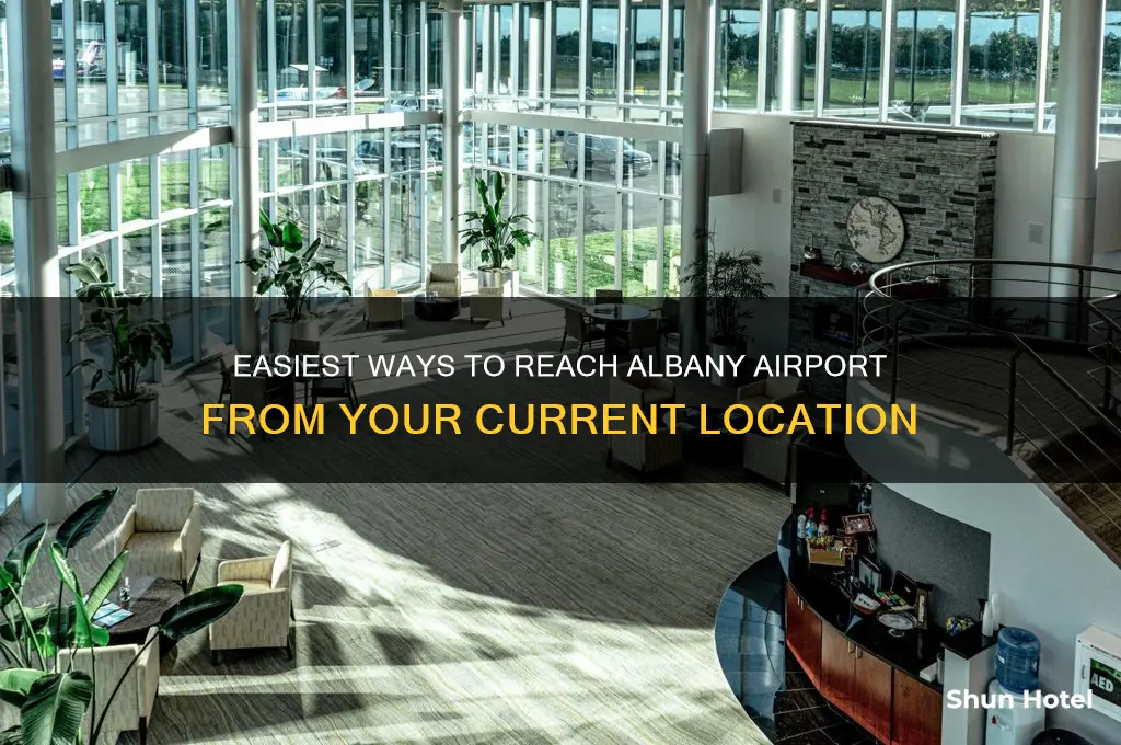 how do i get to albany airport from here