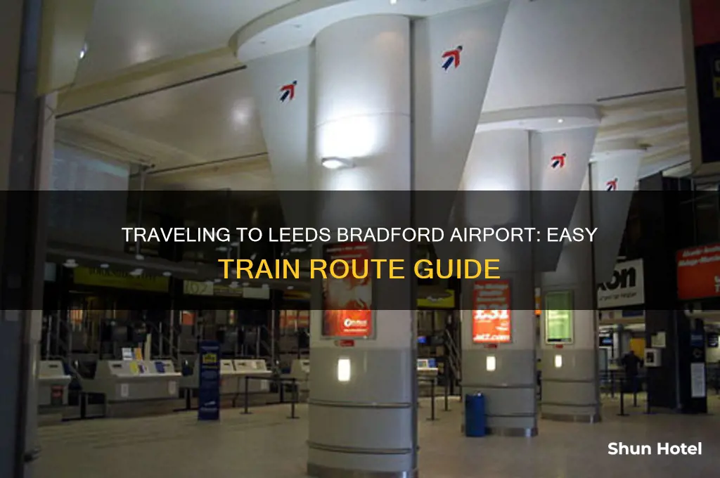 how do i get to leeds bradford airport by train