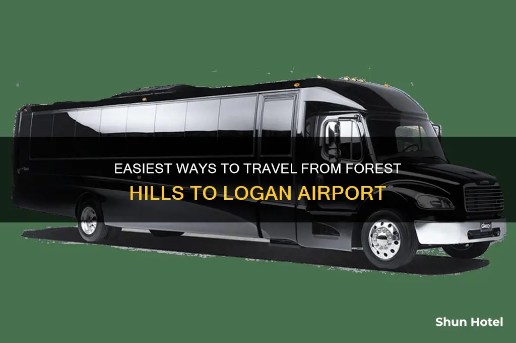 how do i get to logan airport from forest hills