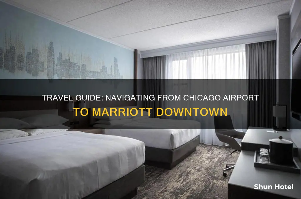 how do i get to marriott downtown chicago from airport
